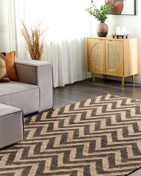 Teppich DEDEPINARI Beige 200 x 300 cm Jute