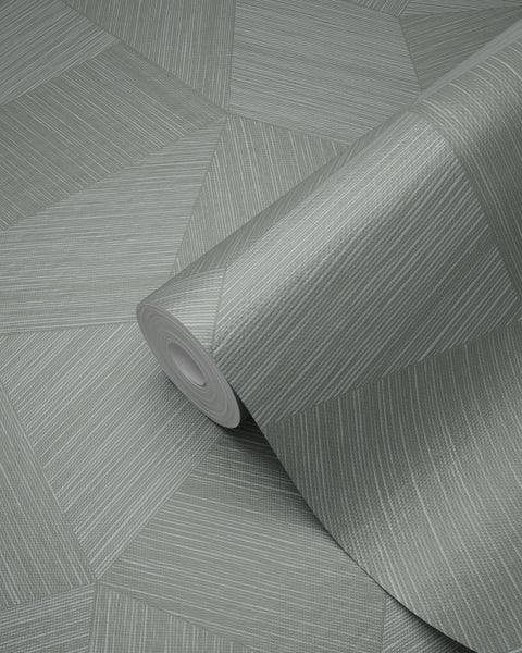 Origin Wallcoverings Tapete 3D-Muster Blaugrau - 53 cm x 10.05 m - 347820