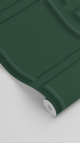 ESTAhome Tapete Holzwandverkleidung Dunkelgrün - 50 x 900 cm - 139931
