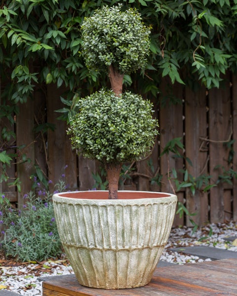 Blumenkübel NYSSA 50 cm Grün