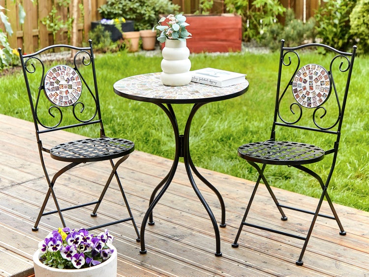 Outdoor Bistrotisch CASARIO 60 cm 60 cm Schwarz