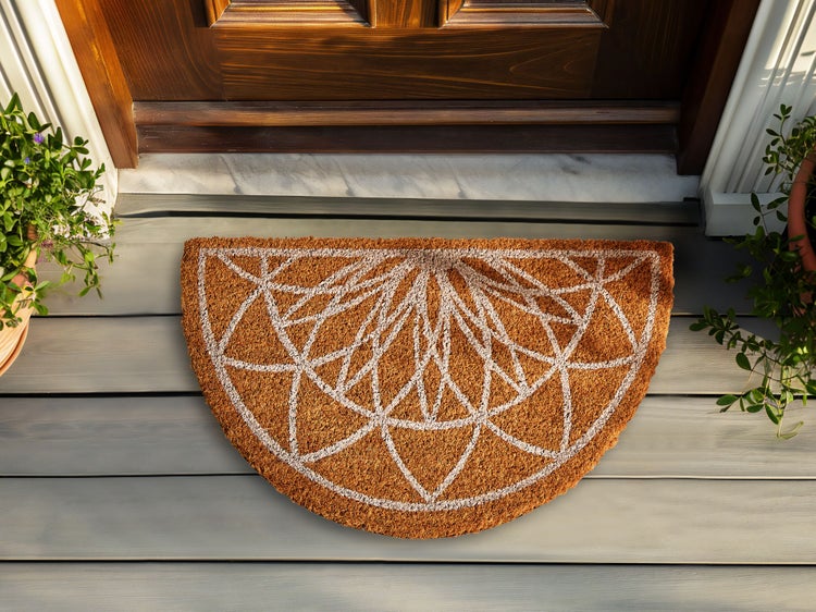 Fußmatte KINABALU 40 x 60 cm Kokosfasern Naturfarben