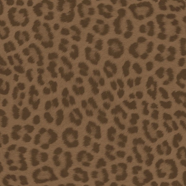 ESTAhome Tapete Leopardenmuster Dunkelbraun - 50 x 900 cm - 139969