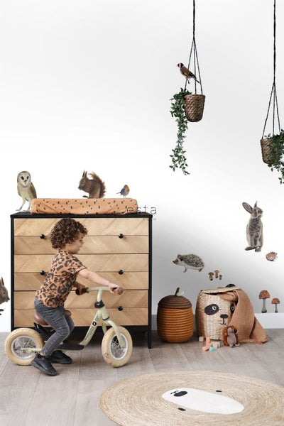 ESTAhome Wandtattoo Waldtiere Braun - 47.5 x 66 cm - 156101