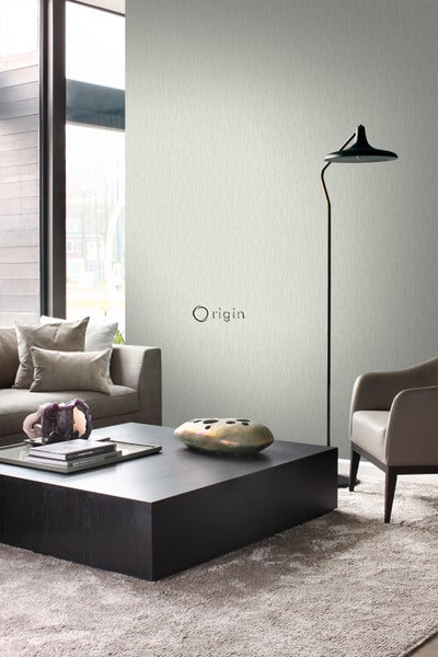 Origin Wallcoverings Tapete Stein-Optik Mintgrün - 53 cm x 10.05 m - 347588