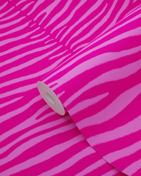 Tapetenrolle mit Zebramuster