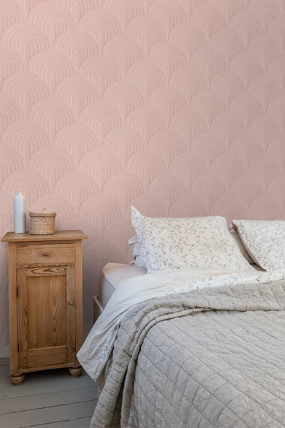ESTAhome Tapete 3D Muster Rosa - 50 x 900 cm - 131108