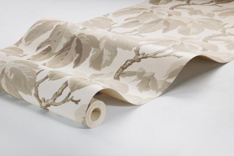 Wohnzimmer mit Strukturtapete mit Marmoroptik