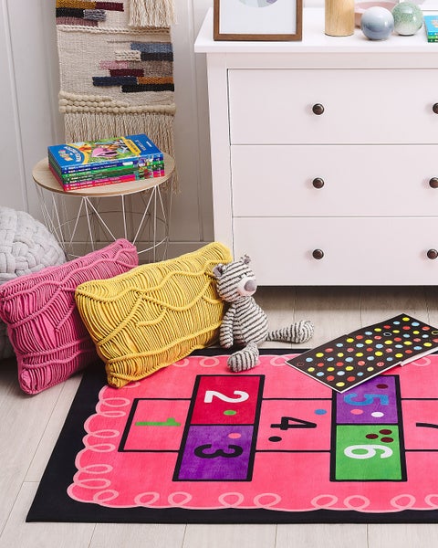 Kinderteppich HONAZ Rosa 80 x 150 cm
