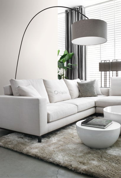 Origin Wallcoverings Tapete Uni Crême-Weiß - 53 cm x 10.05 m - 345701