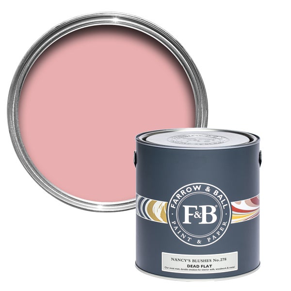 Farbeimer Farrow and Ball Nancys Blushes No 278 Dead Flat