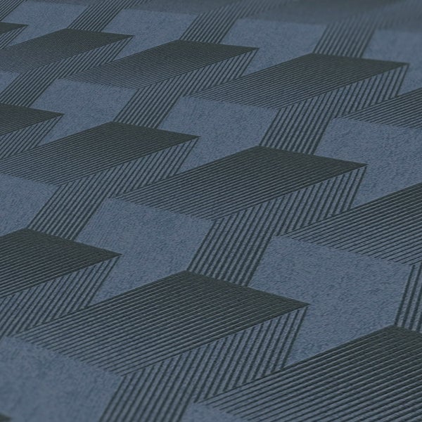 Tapete mit Vogel- und Pflanzenmotiven