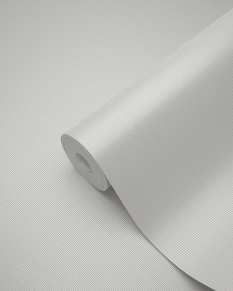 Origin Wallcoverings Tapete feine Streifen Weiß - 53 cm x 10.05 m - 346804