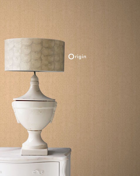 Origin Wallcoverings Tapete Ornamente Hellbraun - 53 cm x 10.05 m - 345414