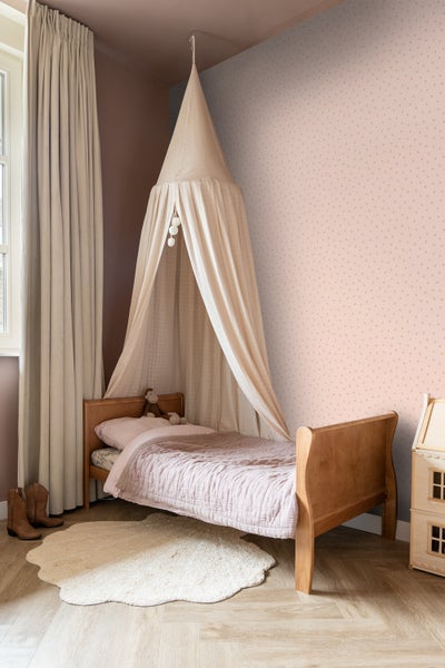 ESTAhome Tapete Punkte Rosa - 53 cm x 10.05 m - 139723