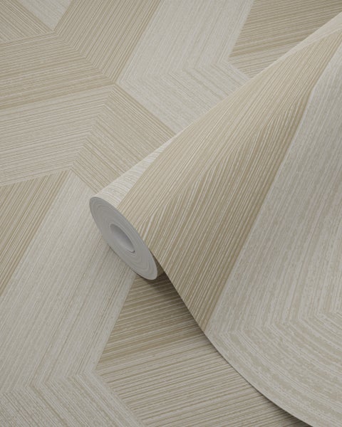 Origin Wallcoverings Tapete 3D-Muster Beige - 53 cm x 10.05 m - 347949