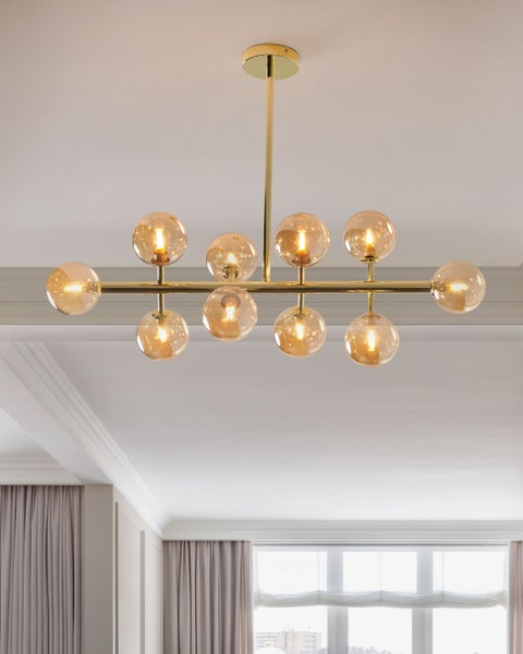 Hängeleuchte RAMIS Metall Gold