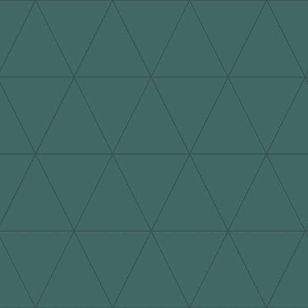 Origin Wallcoverings Tapete grafische Dreiecke Grün - 53 cm x 10.05 m - 347717