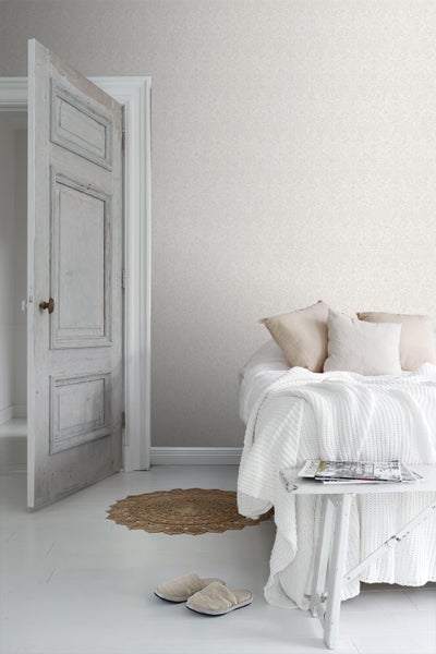 Borastapeter Tapete Barockmuster Grau - 53 cm x 10.05 m - 660274