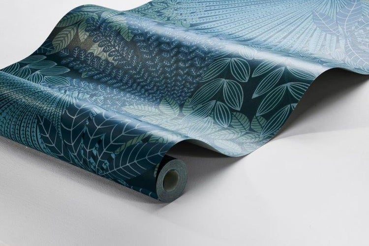 Tapete mit Blattmuster