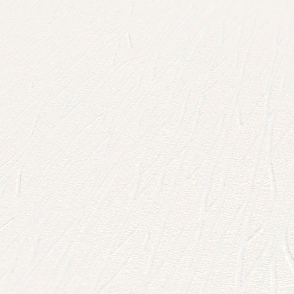 Nahaufnahme einer weißen Strukturtapete.