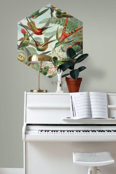ESTAhome Wandtattoo Vögel Dschungelgrün - 70 x 81 cm - 158999