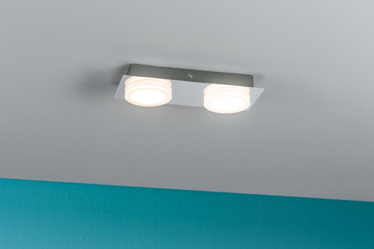 LED Wandleuchte Doradus 3000K 2x254lm 230V 2x4,7W Chrom