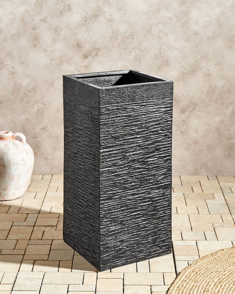 Blumenkübel DION Keramik 33 cm Schwarz