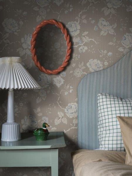 Borastapeter Tapete Blumen Beige - 49 cm x 10.05 m - 660584