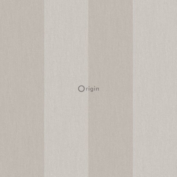 Origin Wallcoverings Tapete Streifen Helltaupe - 53 cm x 10.05 m - 347015