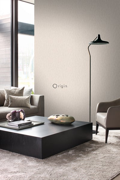 Origin Wallcoverings Tapete Stein-Optik Pfirsichrosa - 53 cm x 10.05 m - 347586