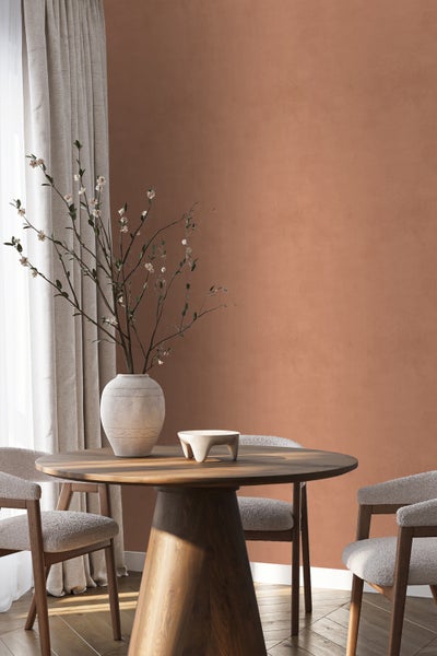 Origin Wallcoverings Tapete Betonoptik Orange - 50 x 900 cm - 348065