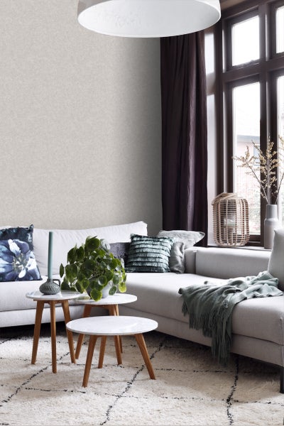 ESTAhome Tapete Beton-Optik Taupe - 53 cm x 10.05 m - 138235