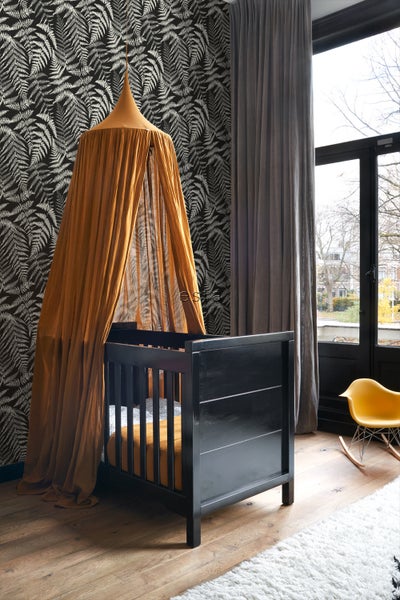 ESTAhome Tapete Farne Schwarz-Weiß - 53 cm x 10.05 m - 139001