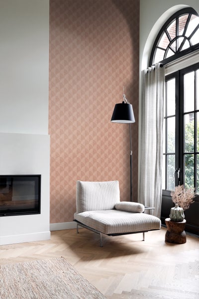 Origin Wallcoverings Tapete 3D Muster Terrakottarosa - 50 x 900 cm - 347989