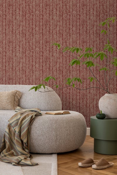 Stoff mit Zickzackmuster