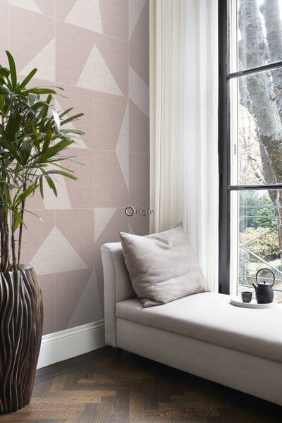 Origin Wallcoverings Fototapete grafisches Motiv Altrosa - 200 x 300 cm - 357231