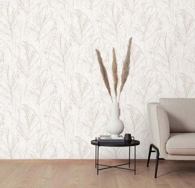 Erismann Tapete Uni Sandbeige - 53 cm x 10.05 m - 661508