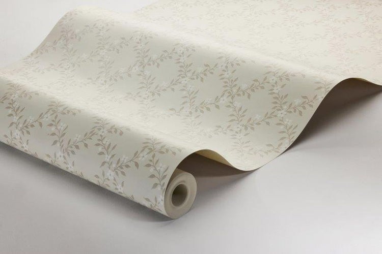 Borastapeter Tapete Blumen Grün - 53 cm x 10.05 m - 660922