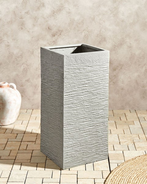 Blumenkübel DION Keramik 33 cm Hellgrau