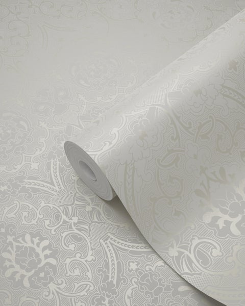 Origin Wallcoverings Tapete Ornamente Crême-Weiß - 53 cm x 10.05 m - 346241