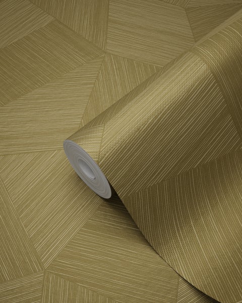 Origin Wallcoverings Tapete 3D-Muster Gold - 53 cm x 10.05 m - 347822