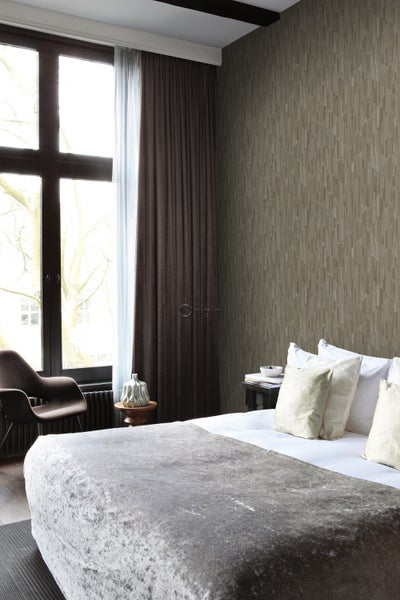 Origin Wallcoverings Tapete 3D Holzoptik Hellbraun - 50 x 900 cm - 347870