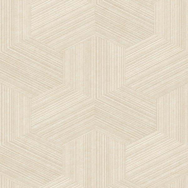 Origin Wallcoverings Tapete 3D-Muster Hellbeige - 50 x 900 cm - 347941