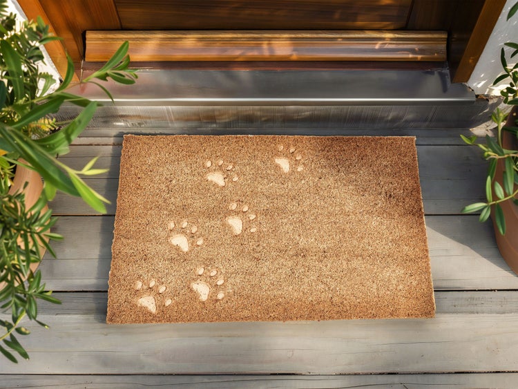 Fußmatte TARLAC 40 x 60 cm Kokosfasern Naturfarben