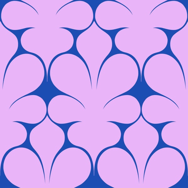 Tapetenrolle mit abstraktem Muster, 53 cm breit und 10,05 m lang