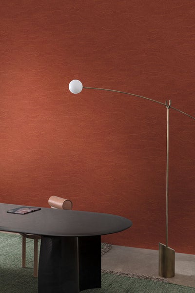 Nandina Hauspflanze im Metalleimer für den Innenbereich