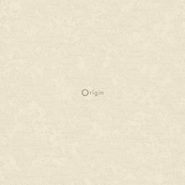 Origin Wallcoverings Tapete Uni Crême-Beige - 53 cm x 10.05 m - 346203