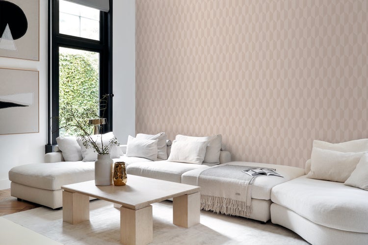 Origin Wallcoverings Tapete 3D Muster Hellrosa - 50 x 900 cm - 348031