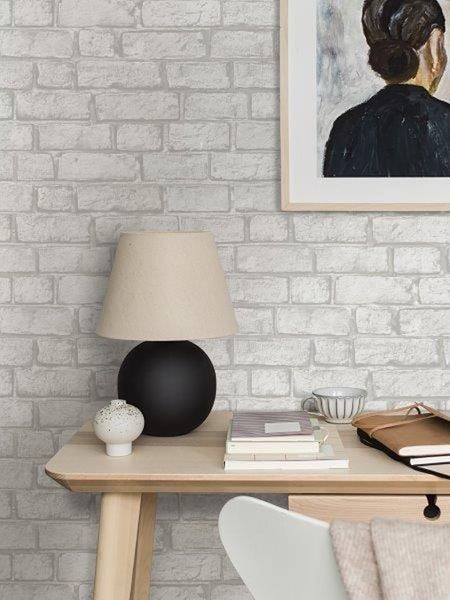 Borastapeter Tapete Stein-Optik Grau - 53 cm x 11.2 m - 660161